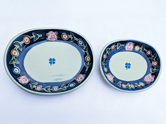 ラッキーの銘々皿（大・小）