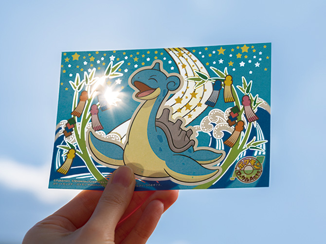 レーザーカットアート　宮城を旅するラプラス