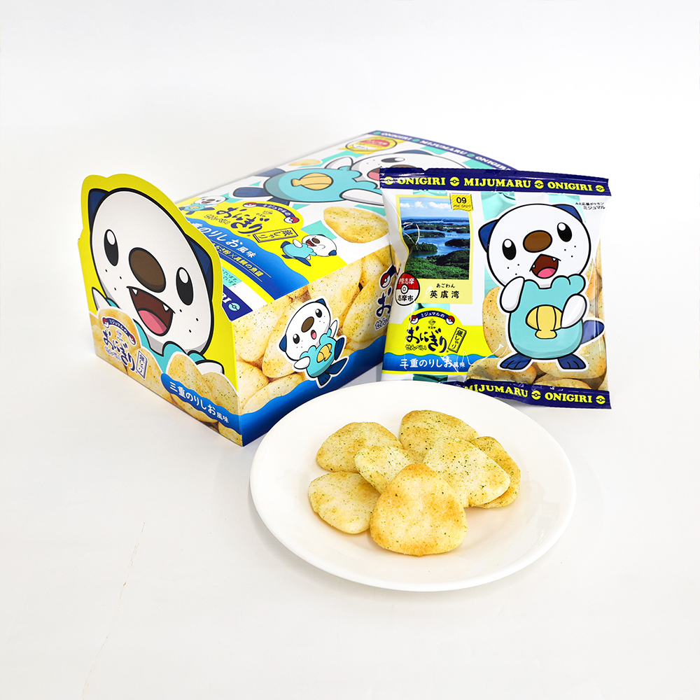 ミジュマルのおにぎりせんべい銀しゃり 三重のりしお風味